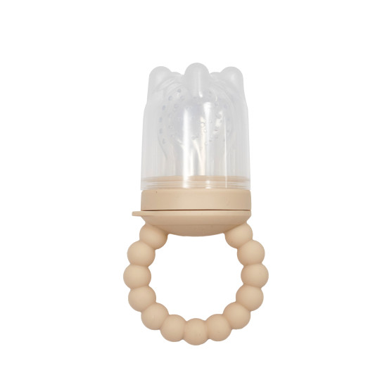Ниблер силиконовый Twins Горошинки, beige, беж светлый