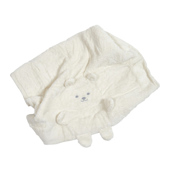 Plaid Bebekevi Bear 90x95, ecru, light beige