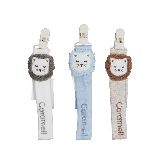 Chain for pacifier Caramell