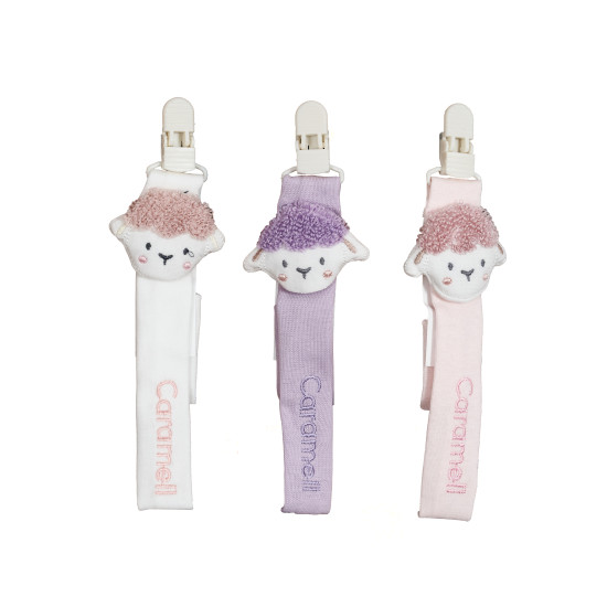 Chain for pacifier Caramell