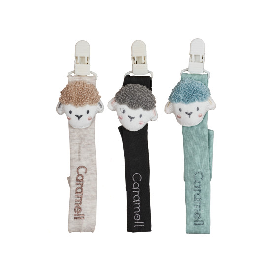 Chain for pacifier Caramell