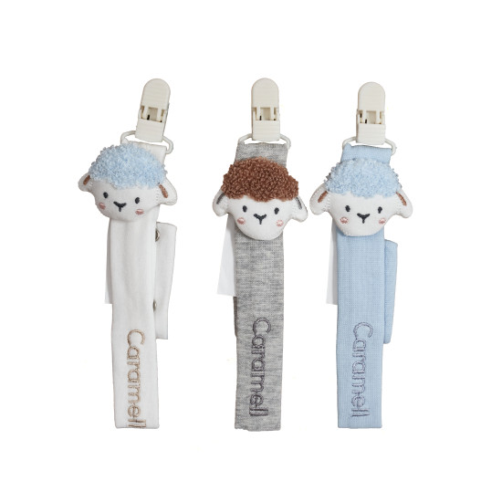 Chain for pacifier Caramell