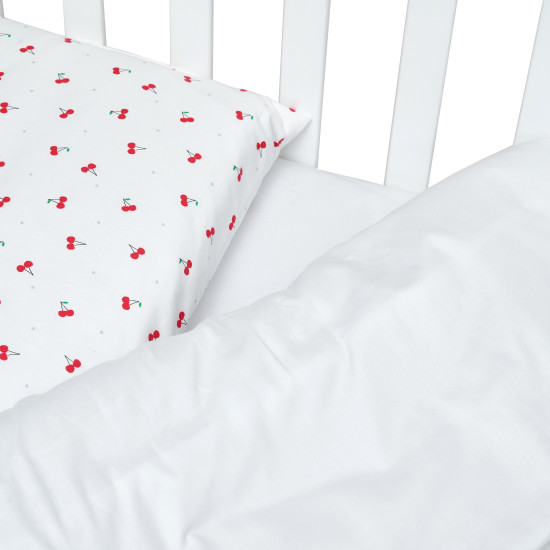 Сменная постель 3 эл Twins Satin Limited Cherry красный/белый