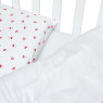 Сменная постель 3 эл Twins Satin Limited Cherry красный/белый