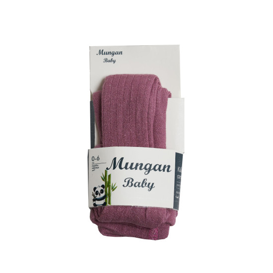 Колготки Mungan bambu 0-6 мес pink, розовый
