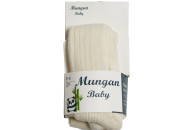 Колготки Mungan bambu 0-6 мес ecru, молочный