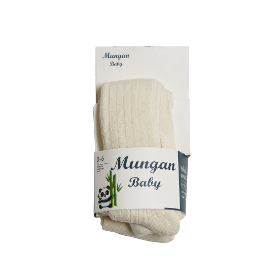 Колготки Mungan bambu 0-6 міс ecru, молочний