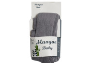 Колготки Mungan bambu 0-6 мес dark grey, графит