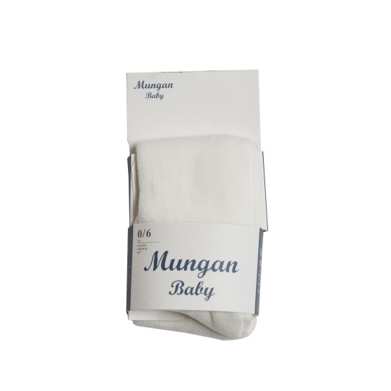 Колготки Mungan cotton 0-6 мес ecru, молочный