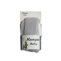Колготки Mungan bambu 0-6 мес light grey, светло серый