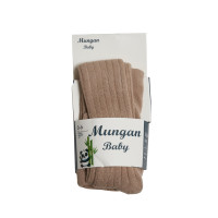Колготки Mungan bambu 0-6 мес, бежевый