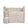 Постельный комплект в детскую кровать 6 эл Babycentre & Twins Welcome to the world бежевый