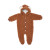 Человечек Twins Teddy 62р коричневый