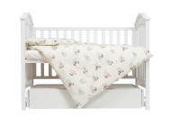 Сменная постель 3 эл Twins Satin Limited Teddy Bears экрю