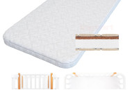 Transformer mattress IngVart Nika 60*94*120 coconut+foam, white
