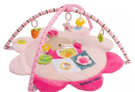 Коврик развивающий Baby Mix Кролики 45511, розовый