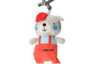 Плюшевая подвеска с вибро Baby Mix Мишка 49420