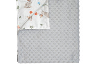 Детский плед Twins Minky Summer 75x80 серый