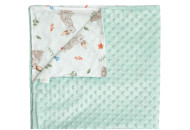 Детский плед Twins Minky Summer 75x80 ментол