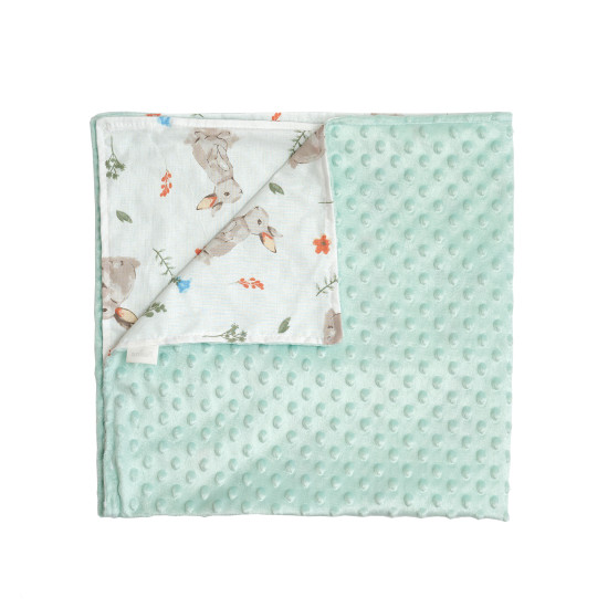 Дитячий плед Twins Minky Summer 75x80 ментол