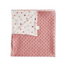 Детский плед Twins Minky Summer 75x80 пудровый розовый