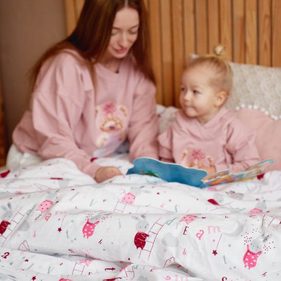Постіль 4 ел Twins Soft полуторна фланель дівчинка