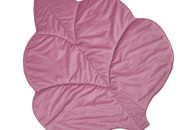Килимок Twins листочок 100х120 Velvet, purpur, рожевий дим