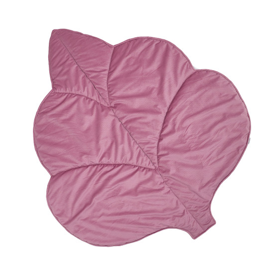 Килимок Twins листочок 100х120 Velvet, purpur, рожевий дим