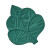 Коврик Twins листик 100х120 Velvet, green, изумрудный