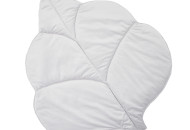 Коврик Twins листик 100х120 Velvet, grey, серый