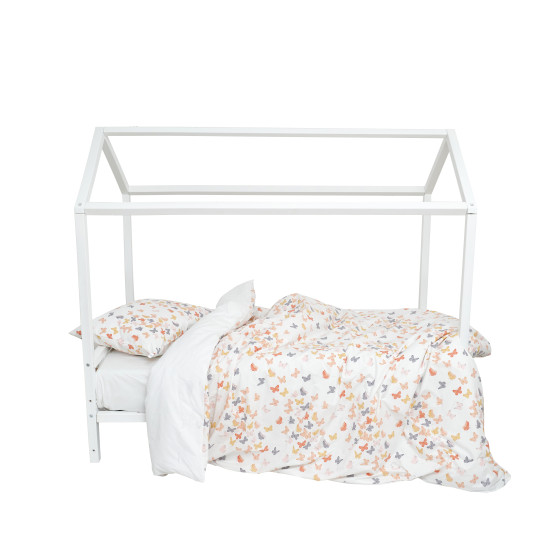 Bedding 4 el Twins Butterfly one and a half coral/gray
