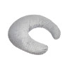 Pregnant pillow Twins Minky, grey