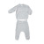Костюм Twins Ego велюр (кофта и штаны) 62р, grey, серый