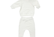 Детский костюм Twins Ego велюр (кофта и штаны) 86р экрю
