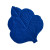 Коврик Twins листик 100х120 Velvet, indigo, синий