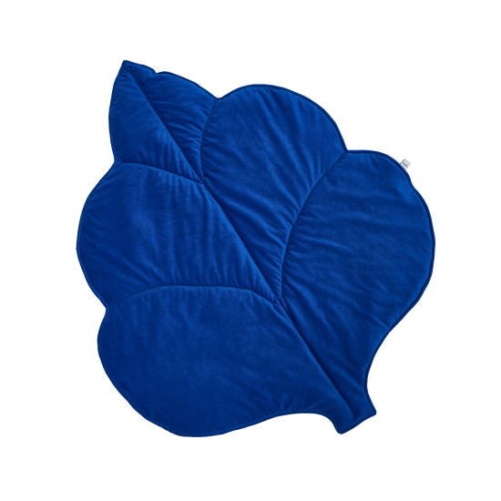 Коврик Twins листик 100х120 Velvet, indigo, синий