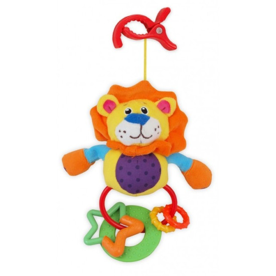 Плюшевая подвеска Baby Mix Лев 14316, микс, мультицвет