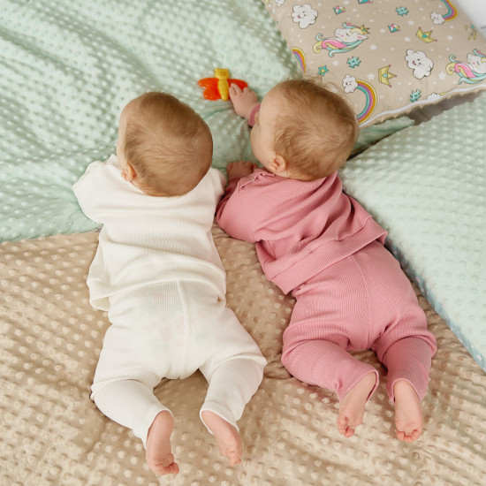 Детский лонгслив Twins Ego 68р mocca бежевый темный