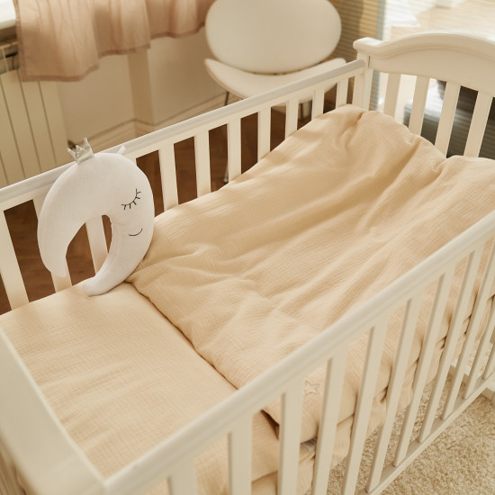 Changing bed 3 el Twins Muslin grey