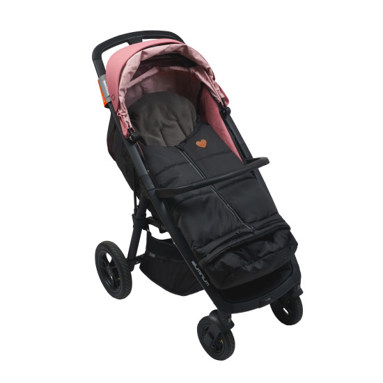 Конверт прогулочный Twins Maxi черный