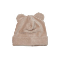 Twins Ego velor hat with ears (6-12 months) beige