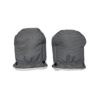 Перчатки Twins Snow меховые 80-192-101, light grey, светло серый