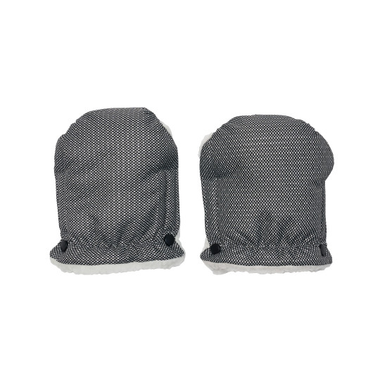 Перчатки Twins Snow меховые 80-192-101, light grey, светло серый