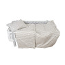 Bed 4 el Twins Star one and a half zigzag beige