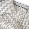 Bed 4 el Twins Star one and a half zigzag beige