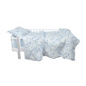 Bed 4 el Twins Butterfly one and a half blue