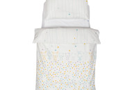 Постельный комплект в детскую кровать 5 эл Twins Organic Line Bunnies мятный