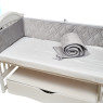 Бампер Twins Premium 200 стеганый Velvet, grey, серый