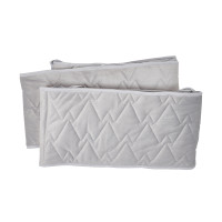 Бампер Twins Premium 200 стеганый Velvet, grey, серый