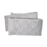 Бампер Twins Premium 200 стеганый Velvet, grey, серый